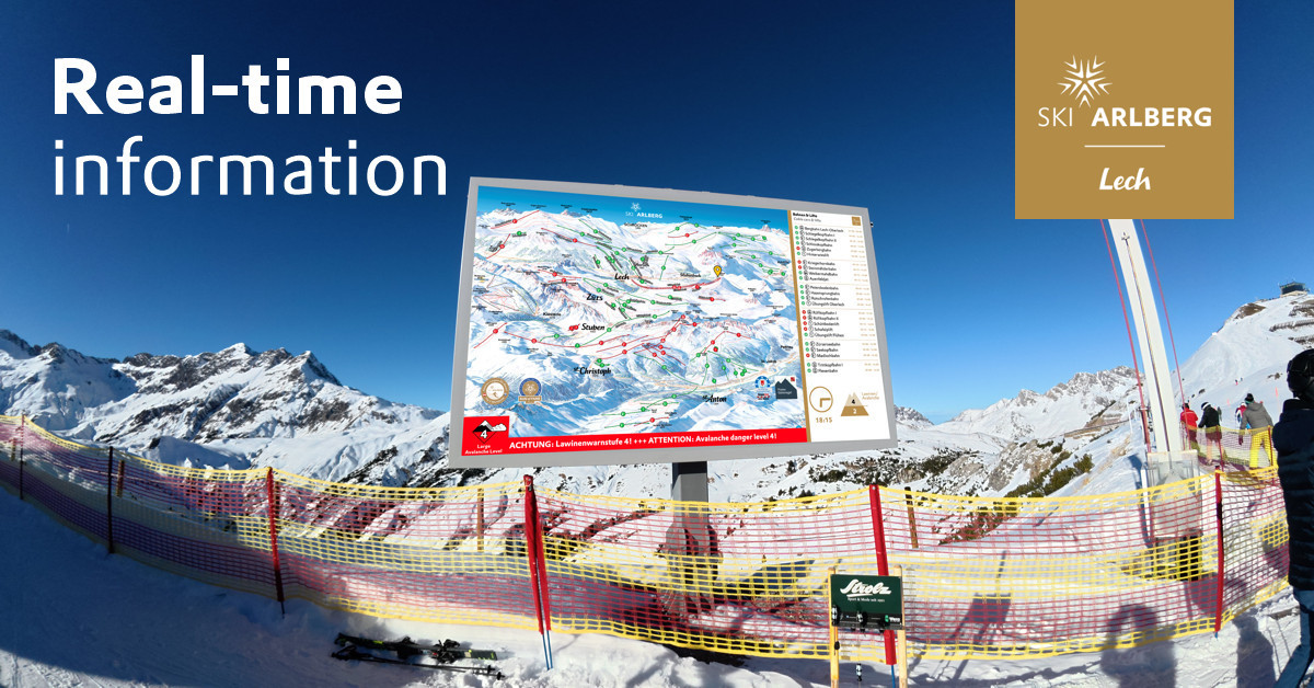 SKI!TV Lech Bergbahn AG: Real-time information