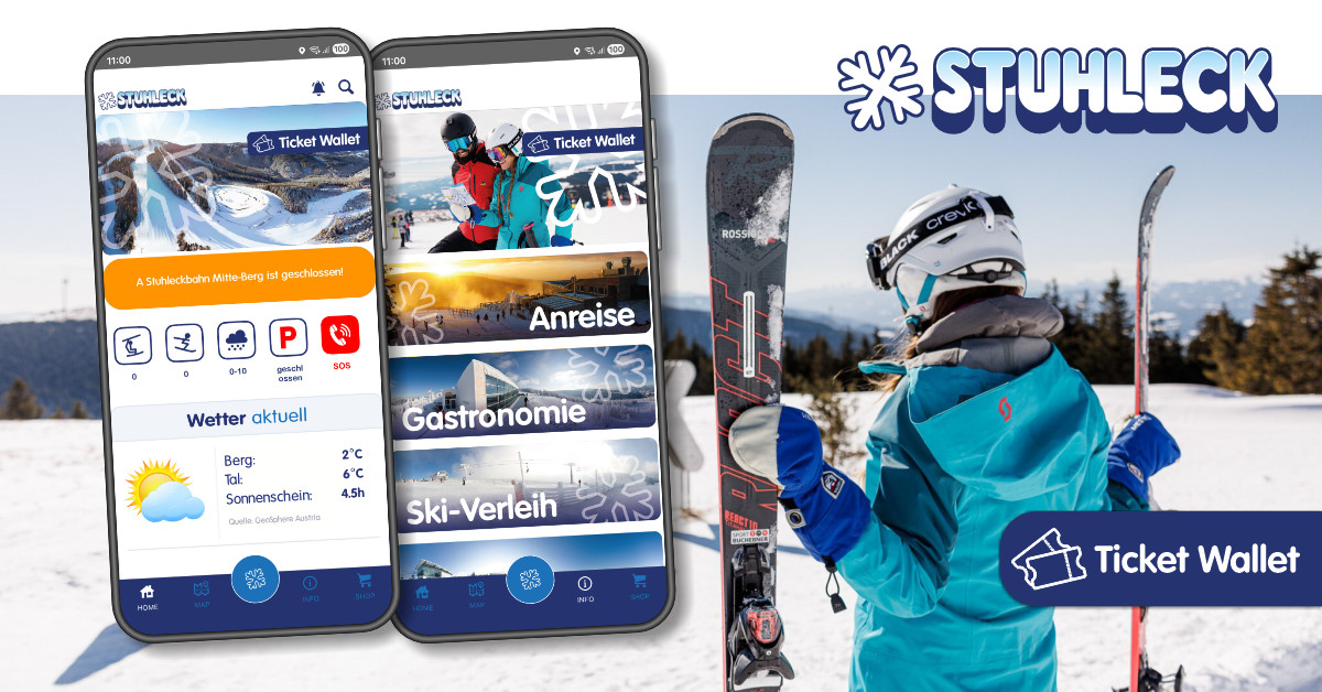 Stuhleck App: Your ski day goes digital.